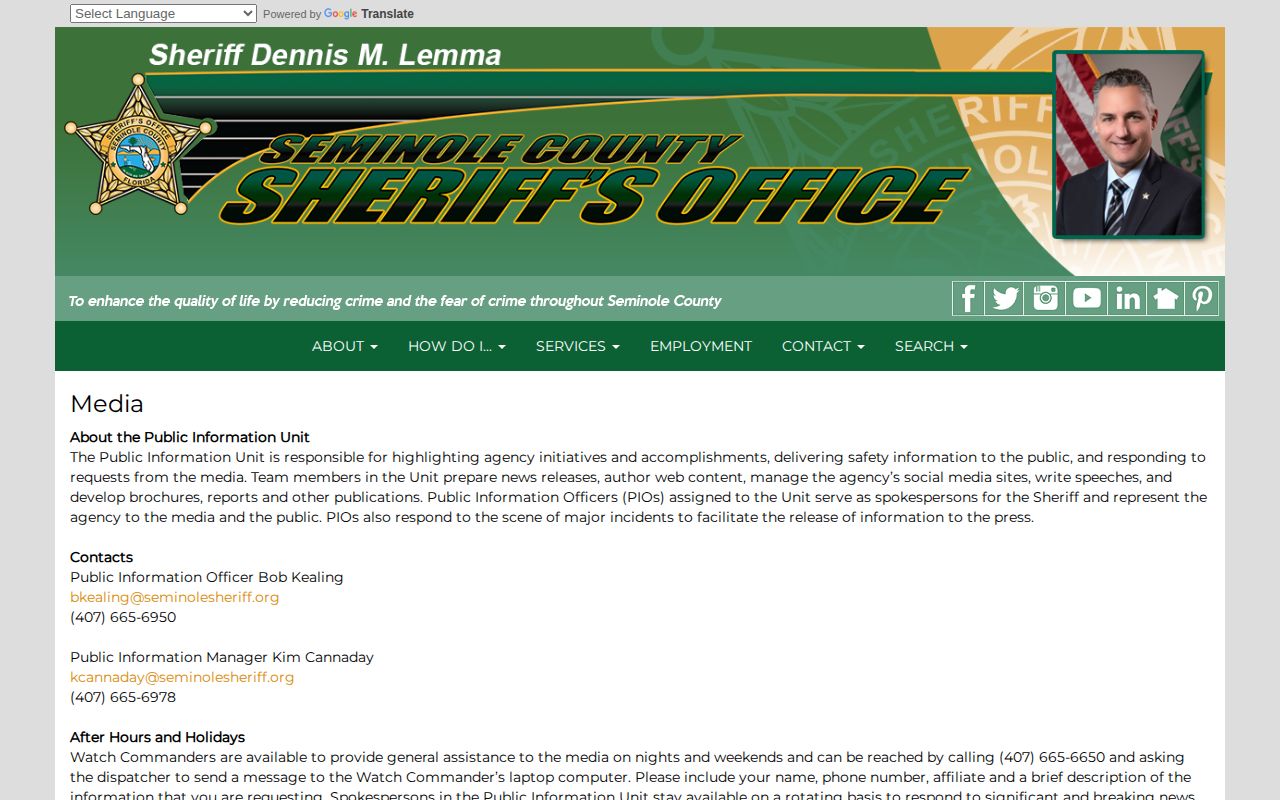 Seminole County booking photo and report policy